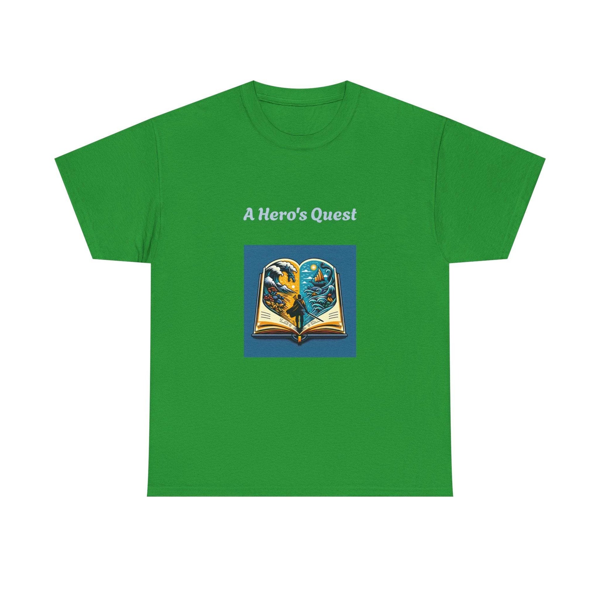 Adventure - Graphic Tee - Unisex Heavy Cotton T-Shirt - Hero's Quest - The Dreamer's Bookshop.