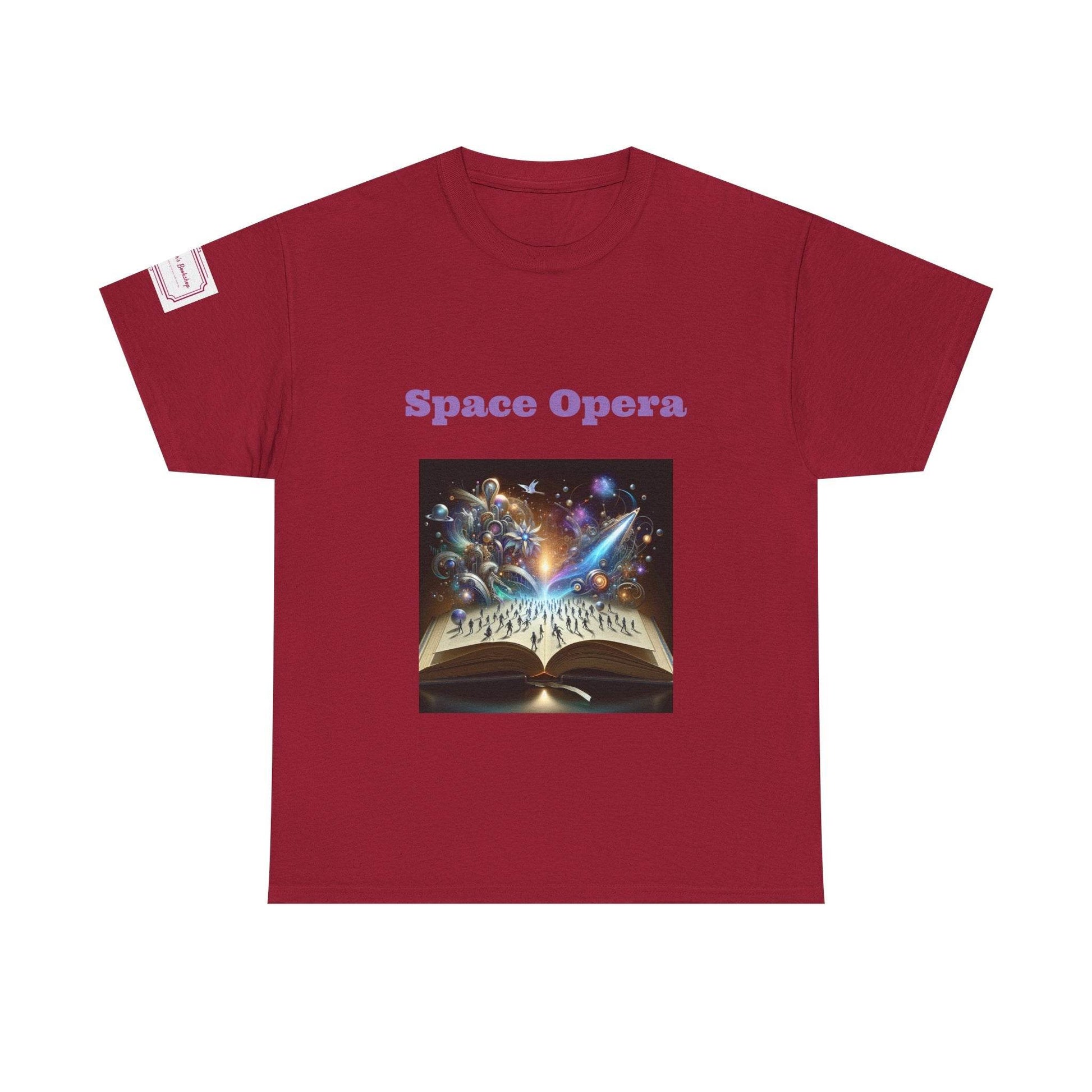 Space Opera - Graphic Unisex Heavy Cotton Tee - Sci-Fi Books - The Dreamer's Bookshop.
