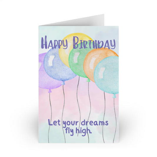The Dreamer's Bookshop "Your Dreams" Birthday Card - The Dreamer's Bookshop.