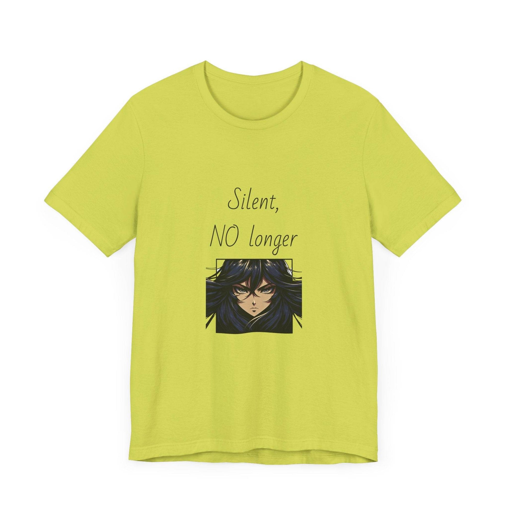 Fierce Survivor Unisex Short Sleeve Tee - Silent, NO longer - The Dreamer's Bookshop.