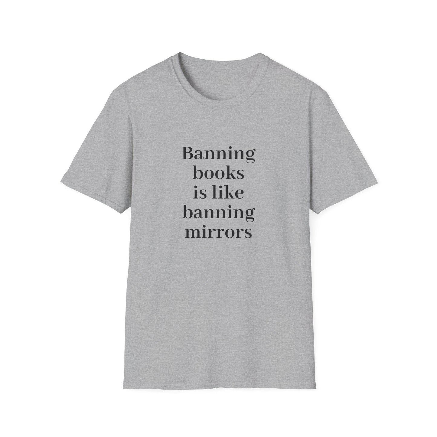 Unisex Softstyle T-Shirt - 'Banning Books' - The Dreamer's Bookshop.