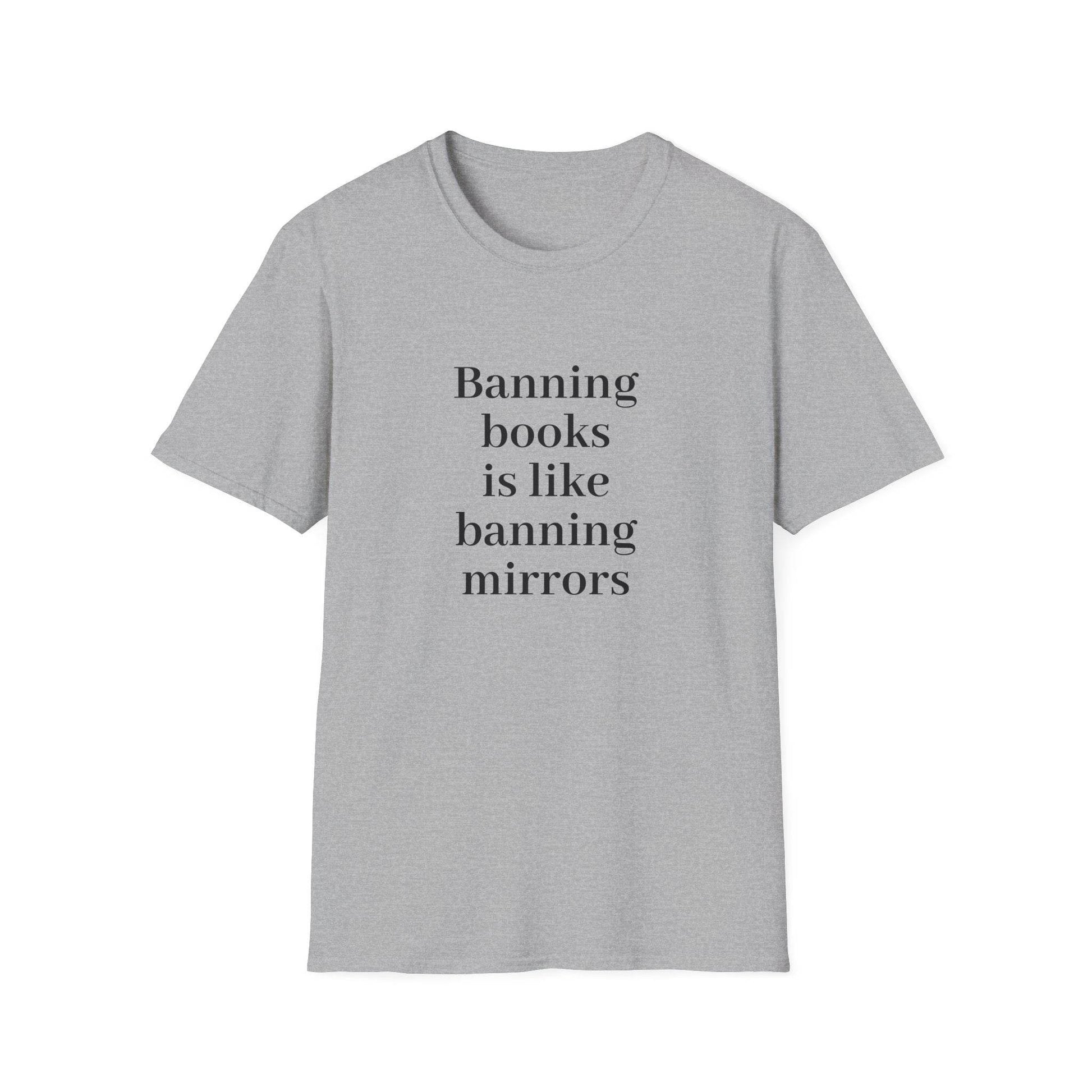 Unisex Softstyle T-Shirt - 'Banning Books' - The Dreamer's Bookshop.