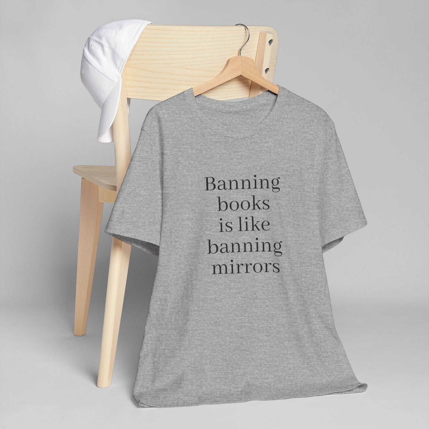 Unisex Jersey T-Shirt - Banning Books Vibe - The Dreamer's Bookshop.