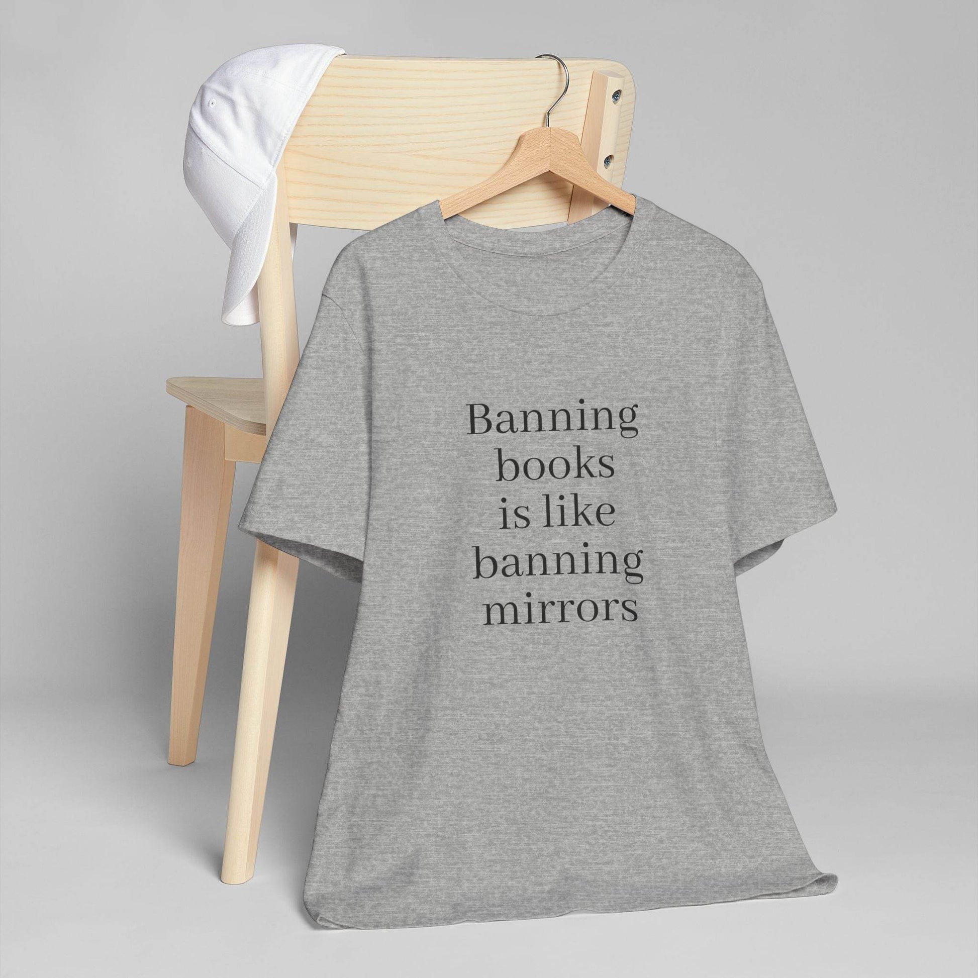 Unisex Jersey T-Shirt - Banning Books Vibe - The Dreamer's Bookshop.