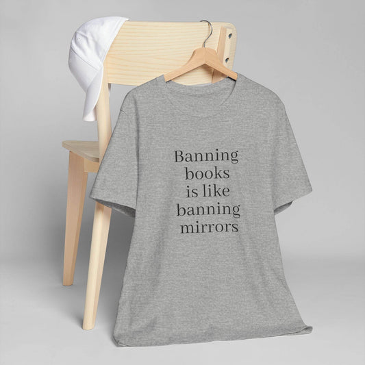 Unisex Jersey T-Shirt - Banning Books Vibe - The Dreamer's Bookshop.