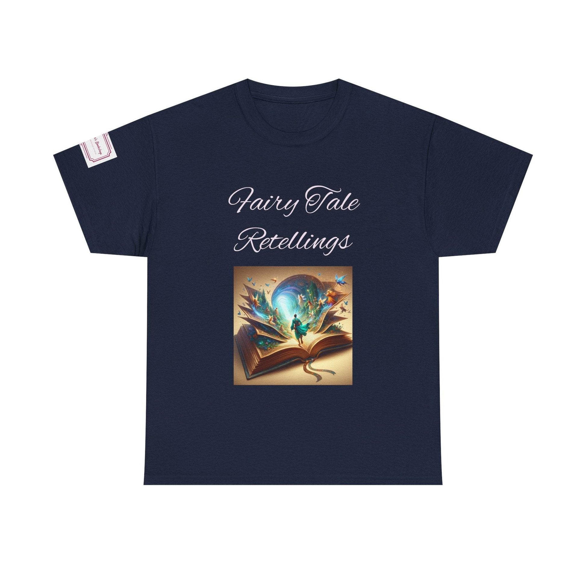 Fiction - Graphic Unisex Heavy Cotton Tee - Fairy Tale Retellings - The Dreamer's Bookshop.
