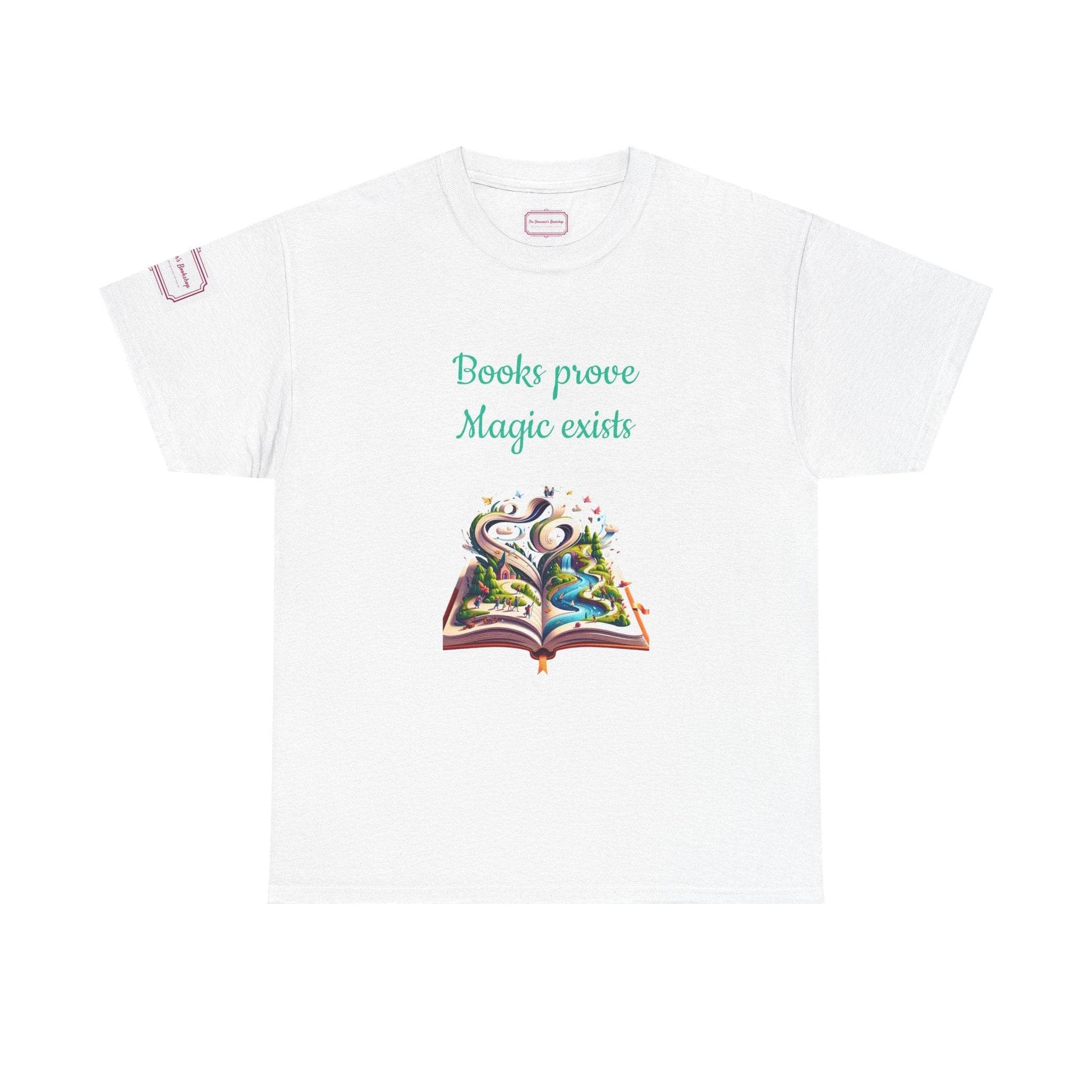 Magic exists - Unisex Heavy Cotton Tee - Perfect for Book Lovers - The Dreamer's Bookshop.