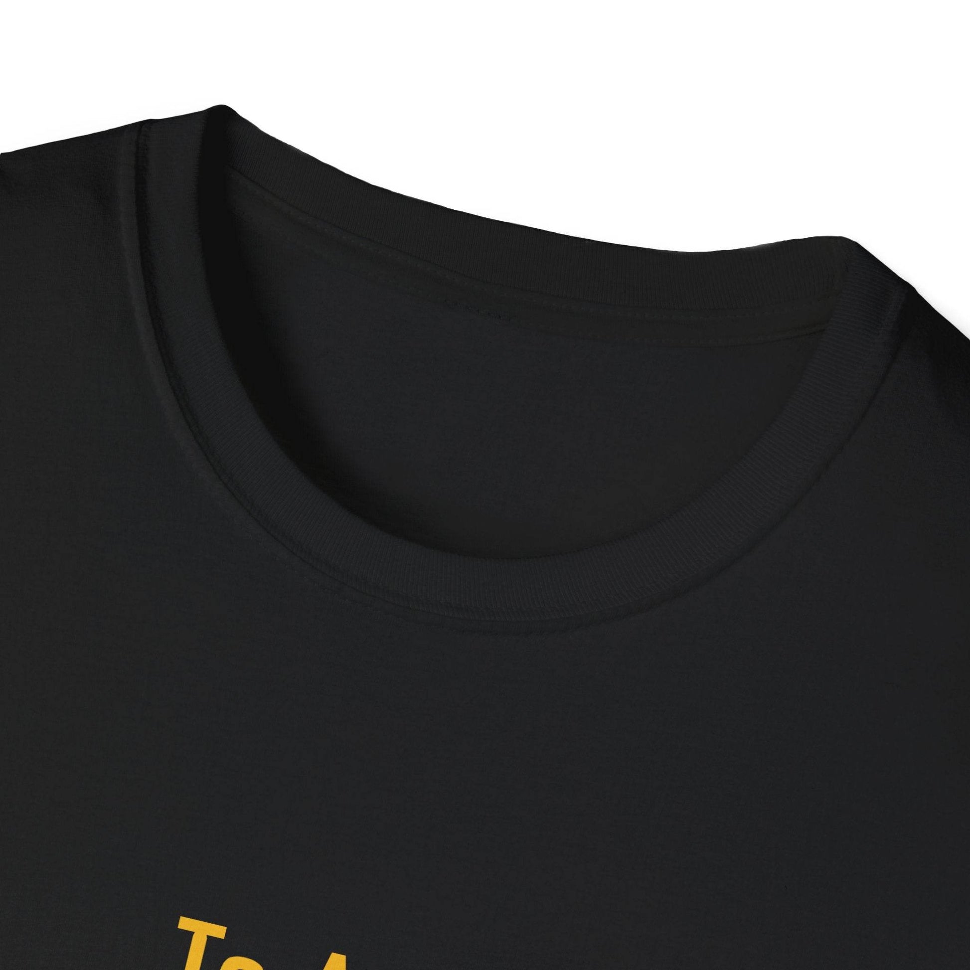 Inspirational Unisex Softstyle T-Shirt - 'To Ask' Philosophical Design - The Dreamer's Bookshop.