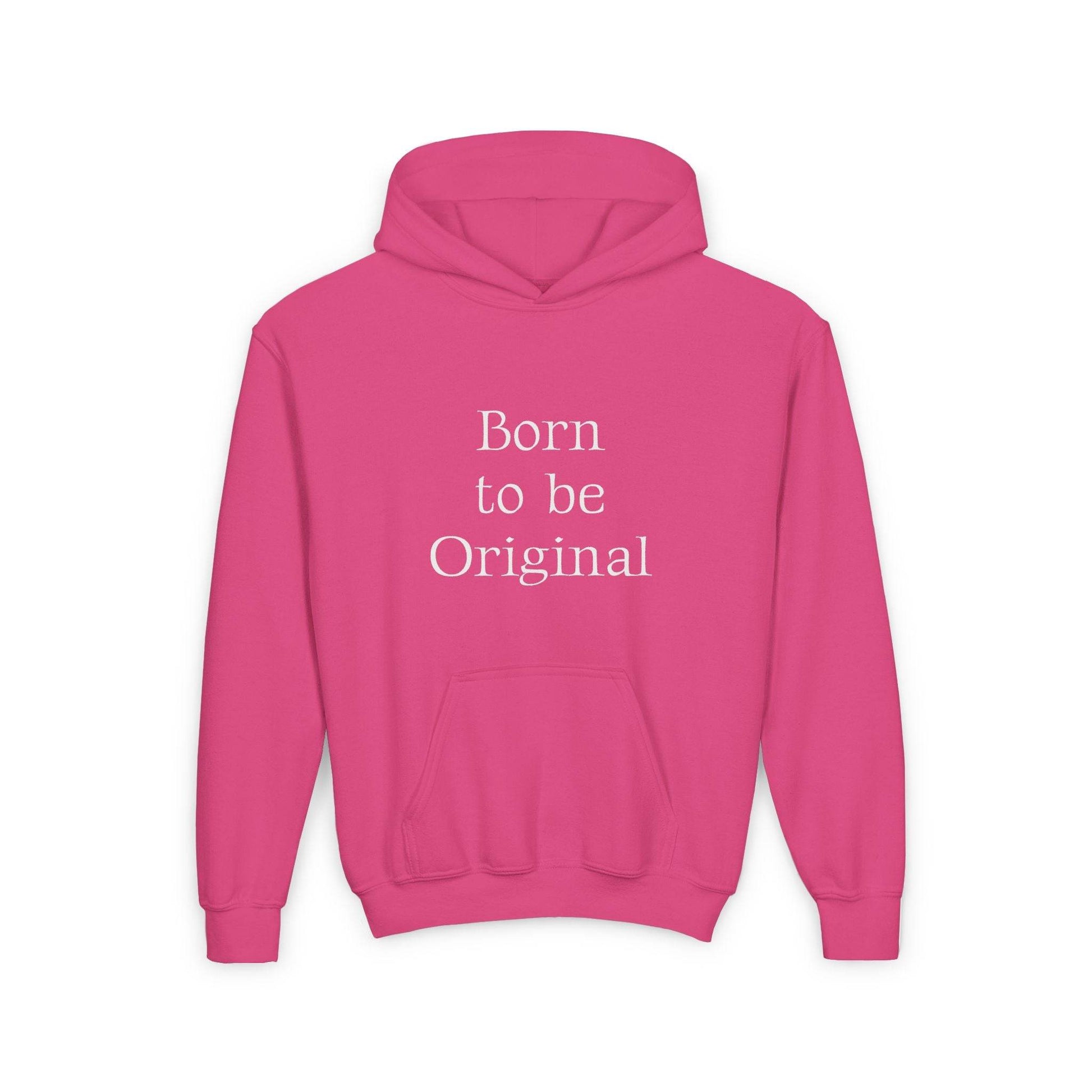EU - Youth Heavy Blend Hoodie - 'Born to be Original' - Indie Author Inspired Sweatshirt - The Dreamer's Bookshop.