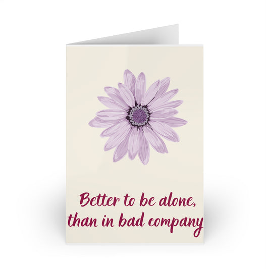 The Dreamer's Bookshop - Love Yourself Card "Better Alone" - The Dreamer's Bookshop.