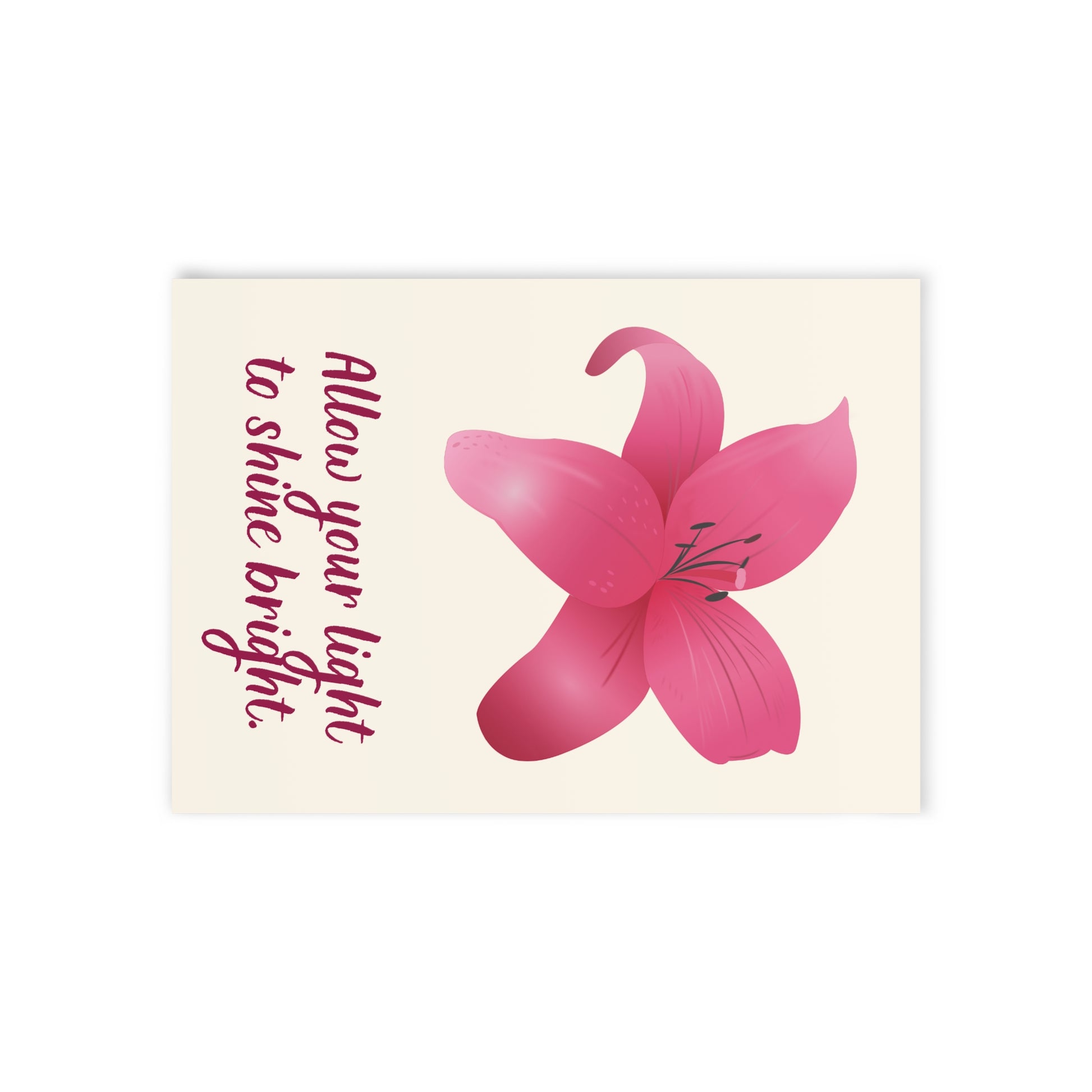 The Dreamer's Bookshop - Love Yourself Card "Your light" - The Dreamer's Bookshop.
