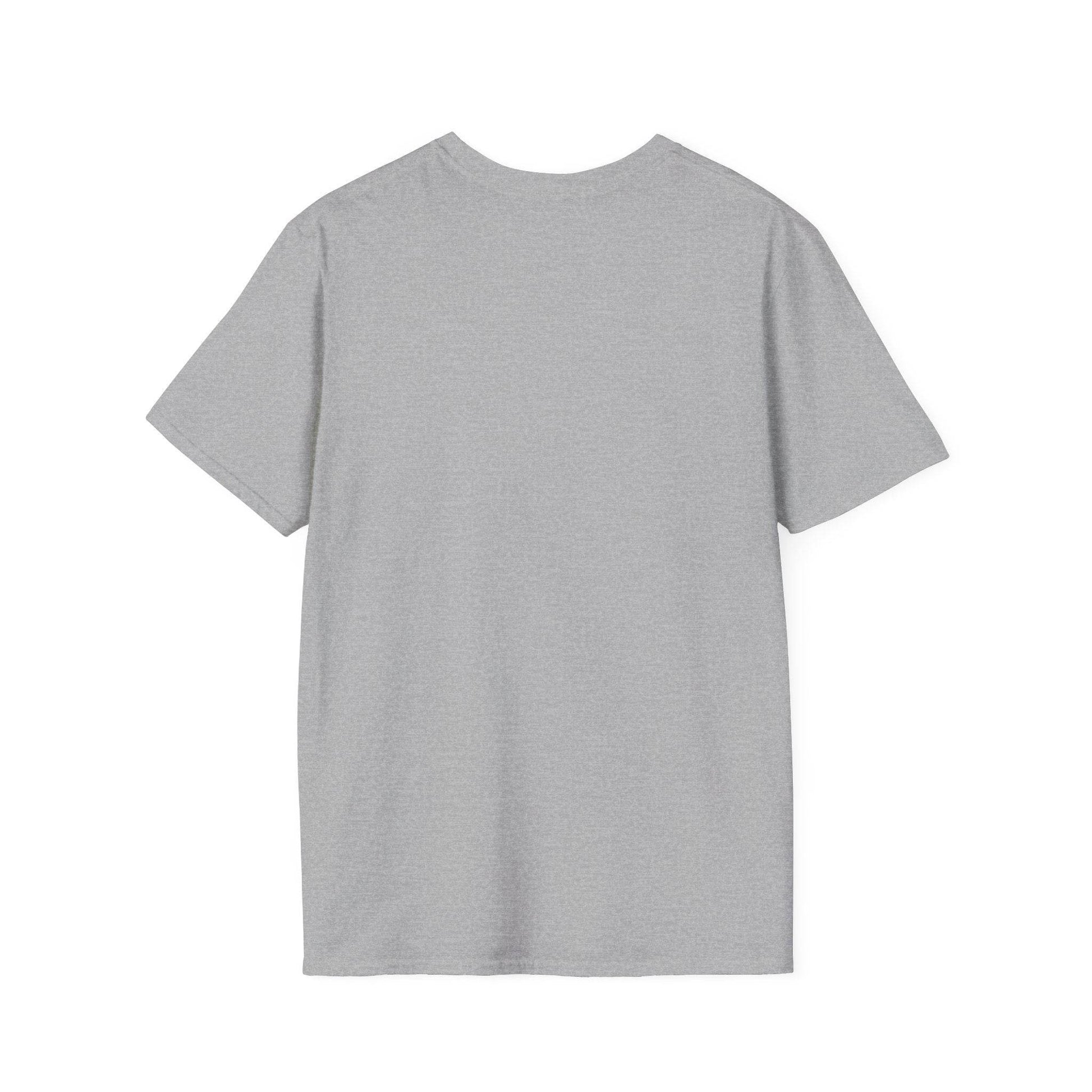 Unisex Softstyle T-Shirt - Vintage Cat Book Stack Booklover - The Dreamer's Bookshop.