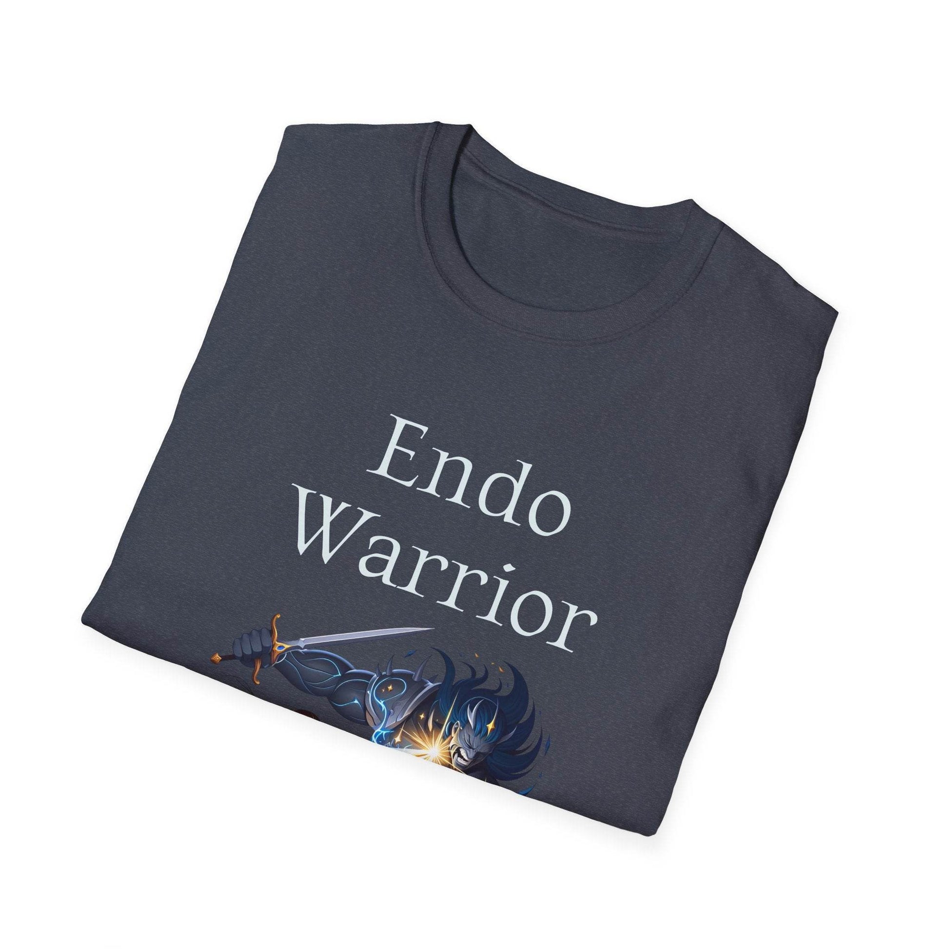 Endometriosis Warrior Unisex Softstyle T-Shirt - Empowering Battle for Women's Health - The Dreamer's Bookshop.