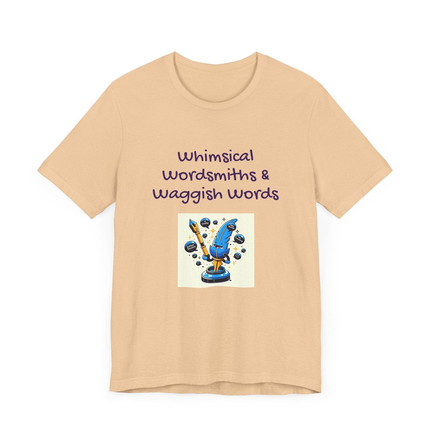 Whimsical Wordsmith Unisex Jersey Tee - Fun Graphic for Writers & Word Lovers - The Dreamer's Bookshop.