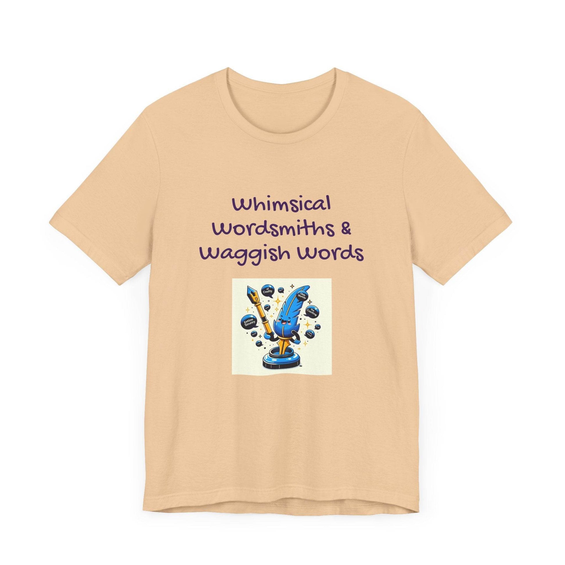 Whimsical Wordsmith Unisex Jersey Tee - Fun Graphic for Writers & Word Lovers - The Dreamer's Bookshop.