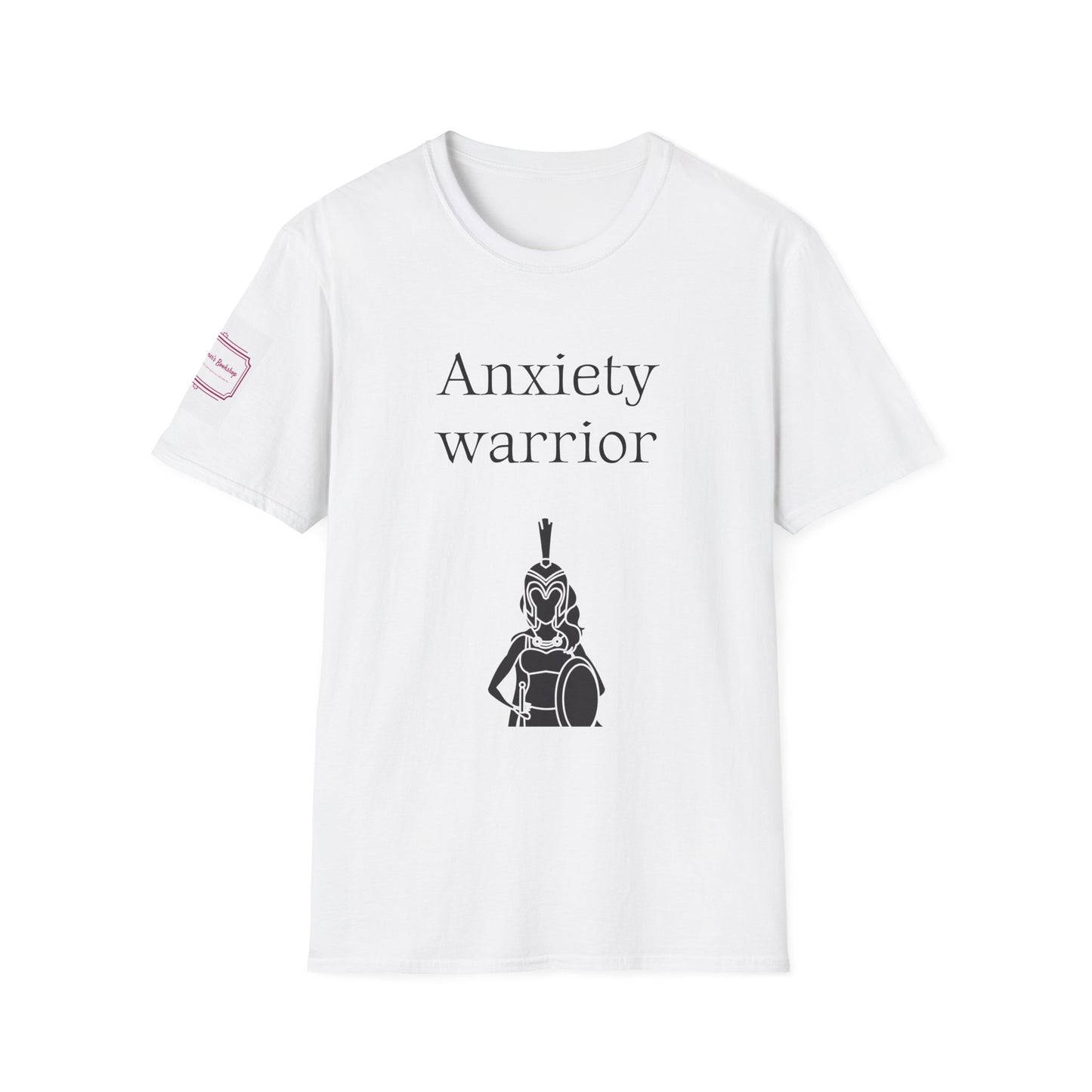 Anxiety Warrior Unisex Softstyle T-Shirt - Empowering Battle Against Mental Health