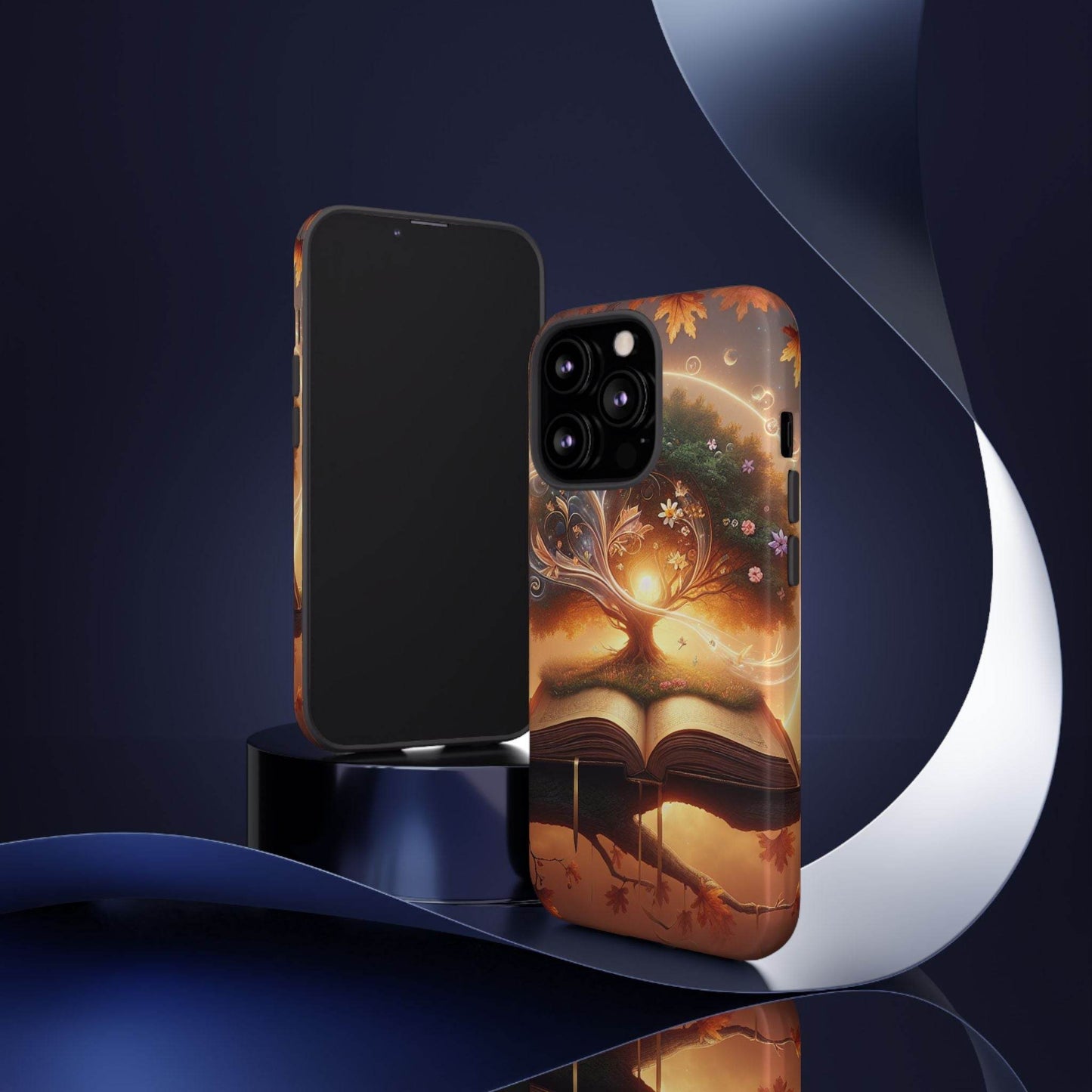 Nature-Inspired iPhone & Samsung Phone Case with Tree of Life Design - The Dreamer's Bookshop.