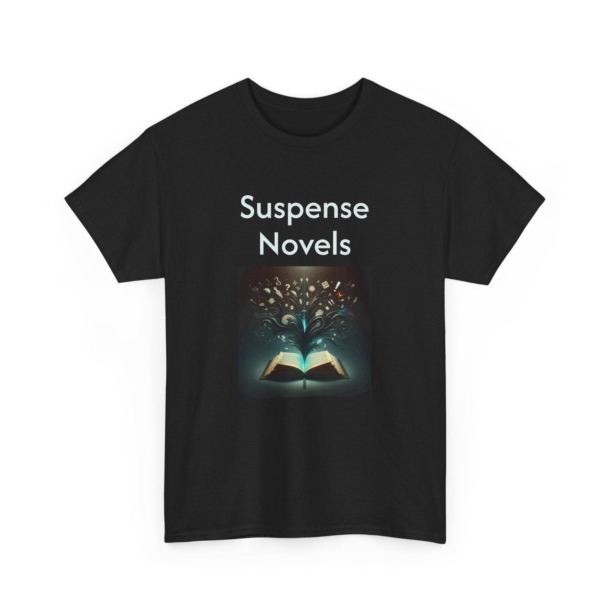 Fiction - Graphic Tee - Unisex Heavy Cotton T-Shirt Suspense Novels - The Dreamer's Bookshop.