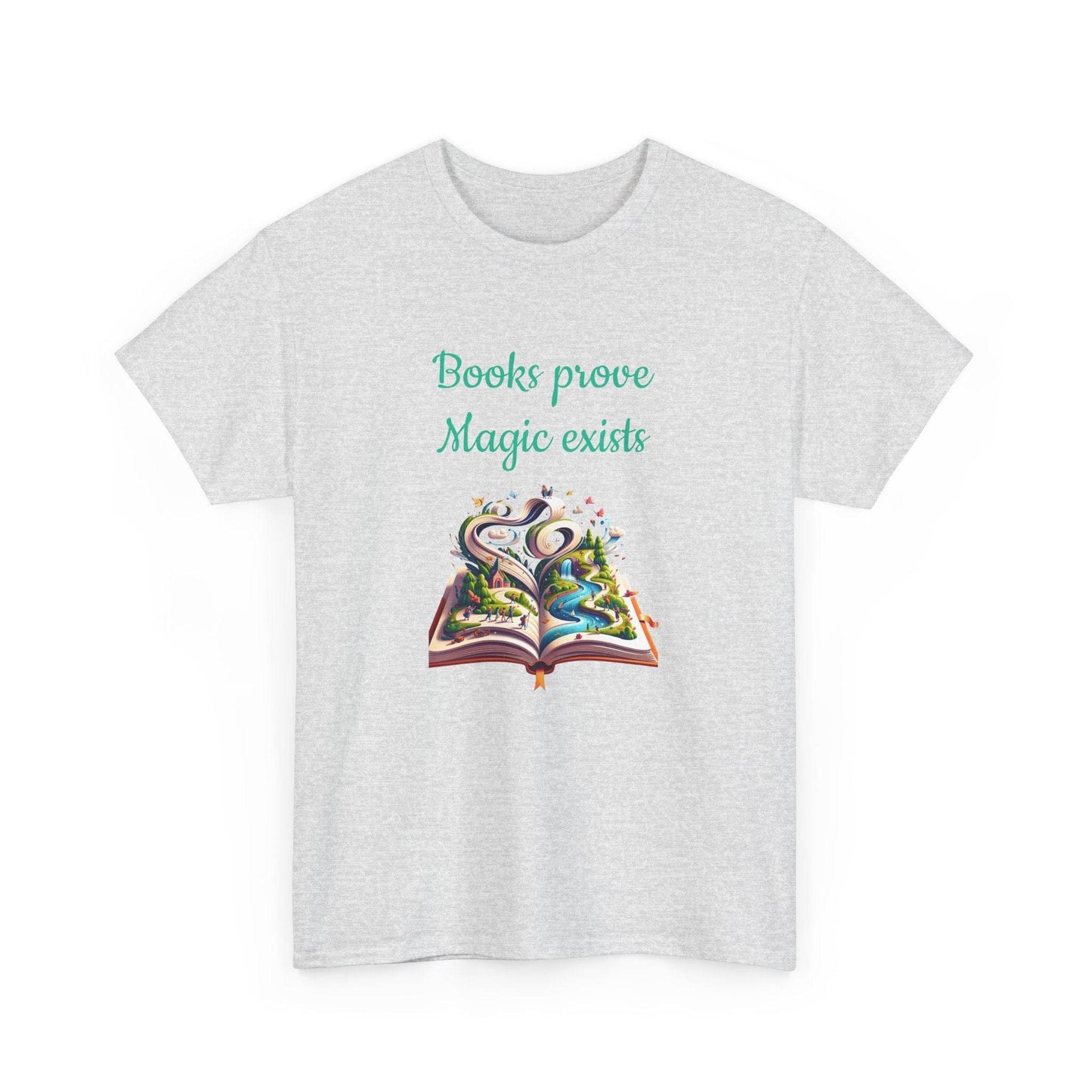 Magic Exists -A Unisex Heavy Cotton Tee - Perfect Gift for Book Lovers - The Dreamer's Bookshop.