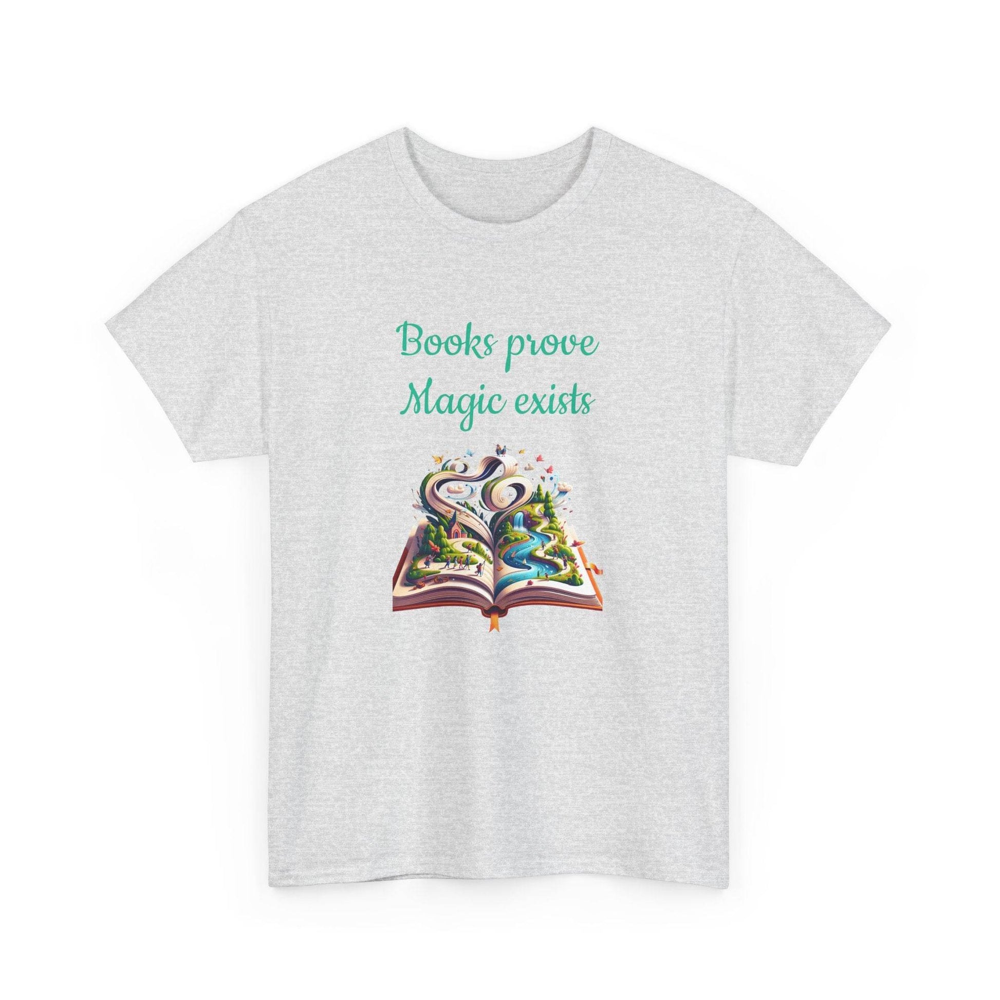 Magic Exists -A Unisex Heavy Cotton Tee - Perfect Gift for Book Lovers - The Dreamer's Bookshop.