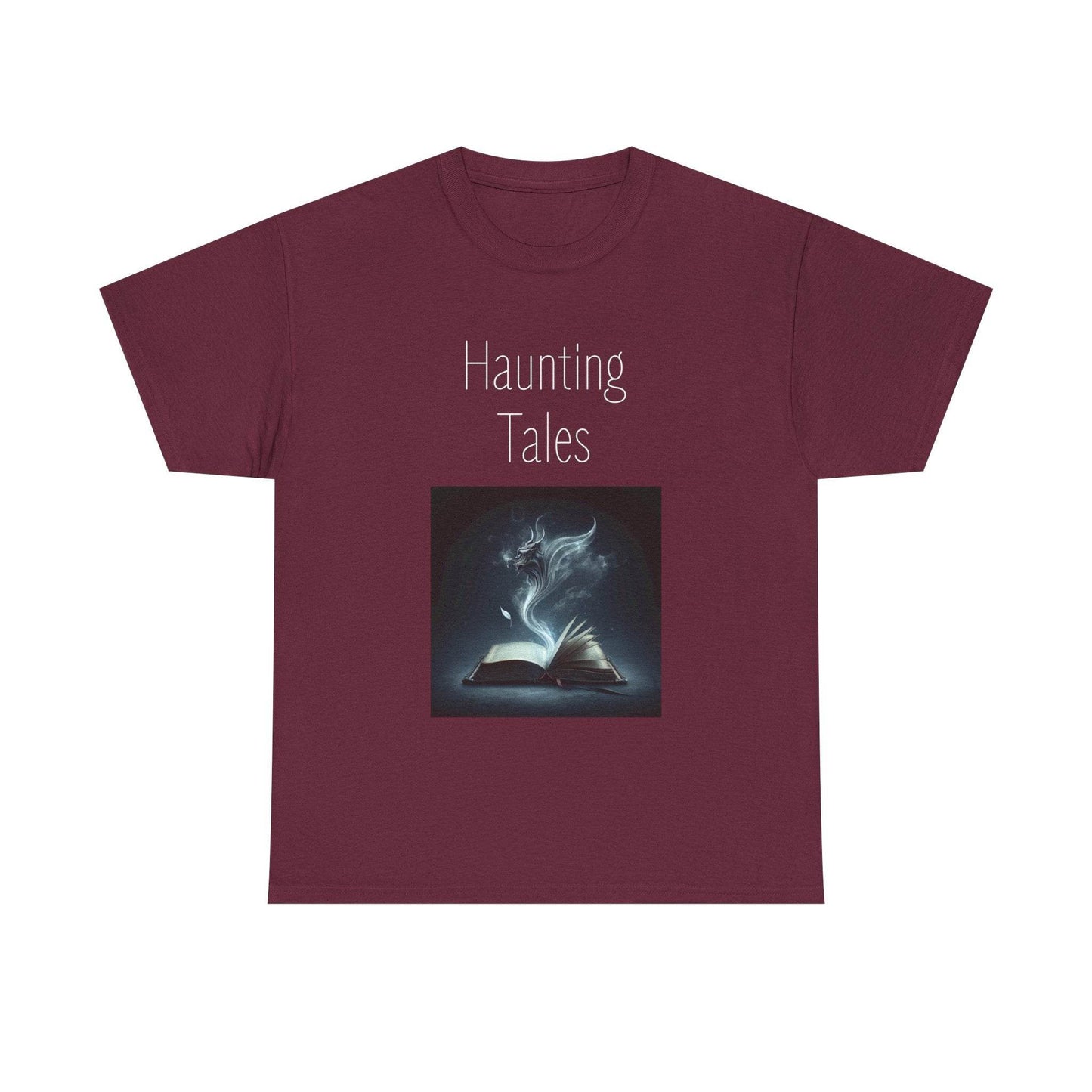 Haunting Tales - A Unisex Heavy Cotton Tee - Perfect for Book Lovers - The Dreamer's Bookshop.