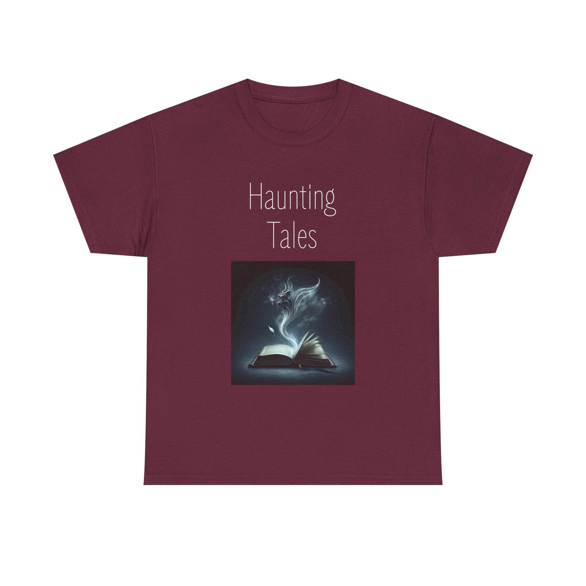 Haunting Tales - A Unisex Heavy Cotton Tee - Perfect for Book Lovers - The Dreamer's Bookshop.