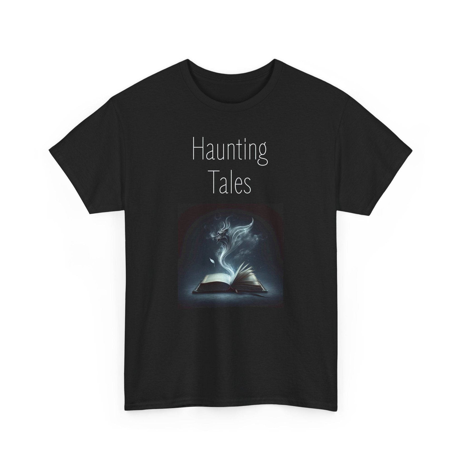 Haunting Tales - A Unisex Heavy Cotton Tee - Perfect Gift for Book Lovers - The Dreamer's Bookshop.