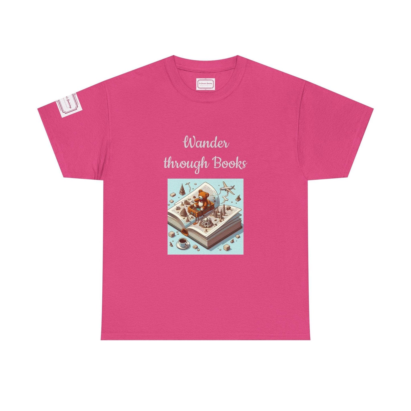 Wander - Unisex Heavy Cotton Tee - Perfect for Book Lovers - The Dreamer's Bookshop.
