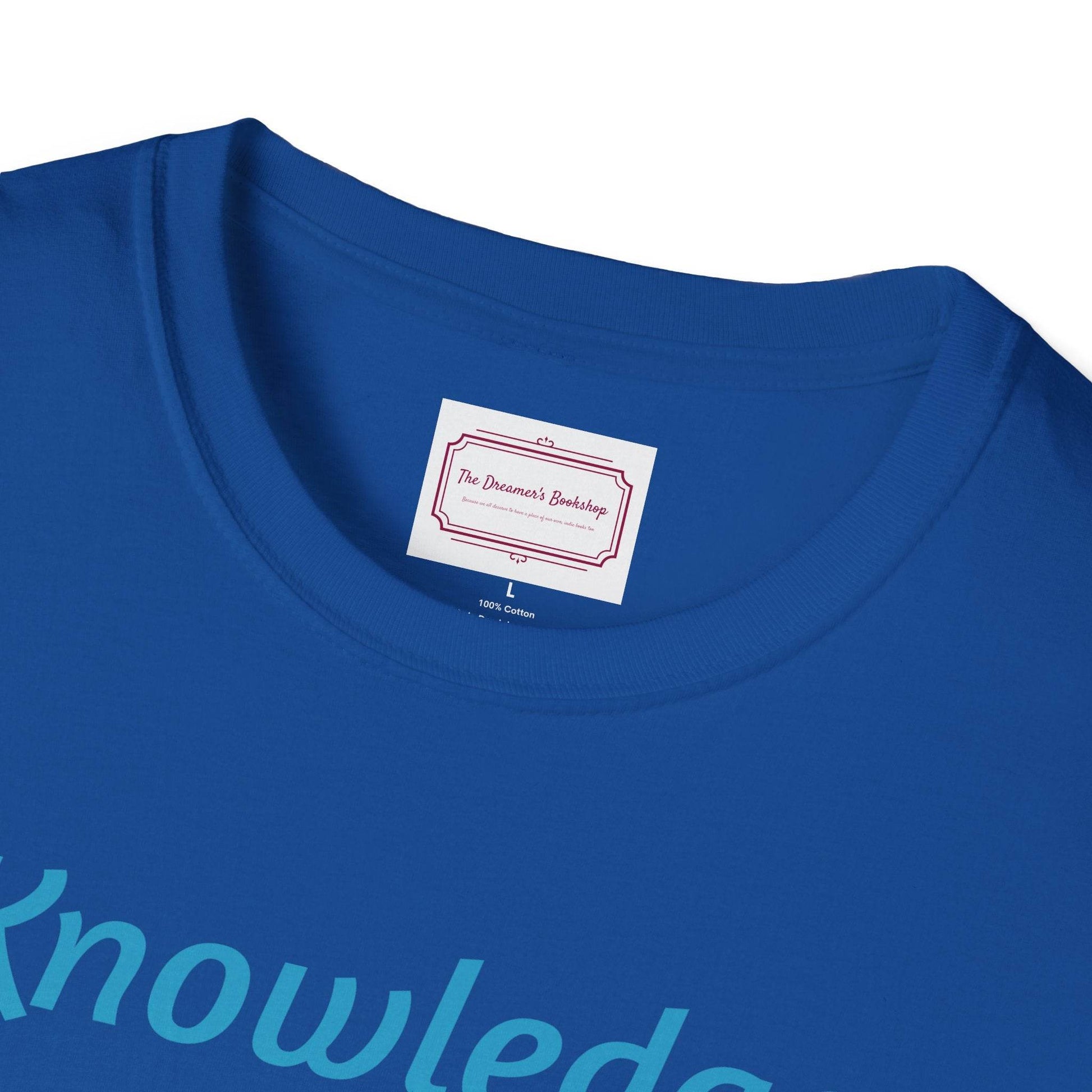 Knowledge Keeper Owl T-Shirt for Book Lovers - Proud Reader - The Dreamer's Bookshop.