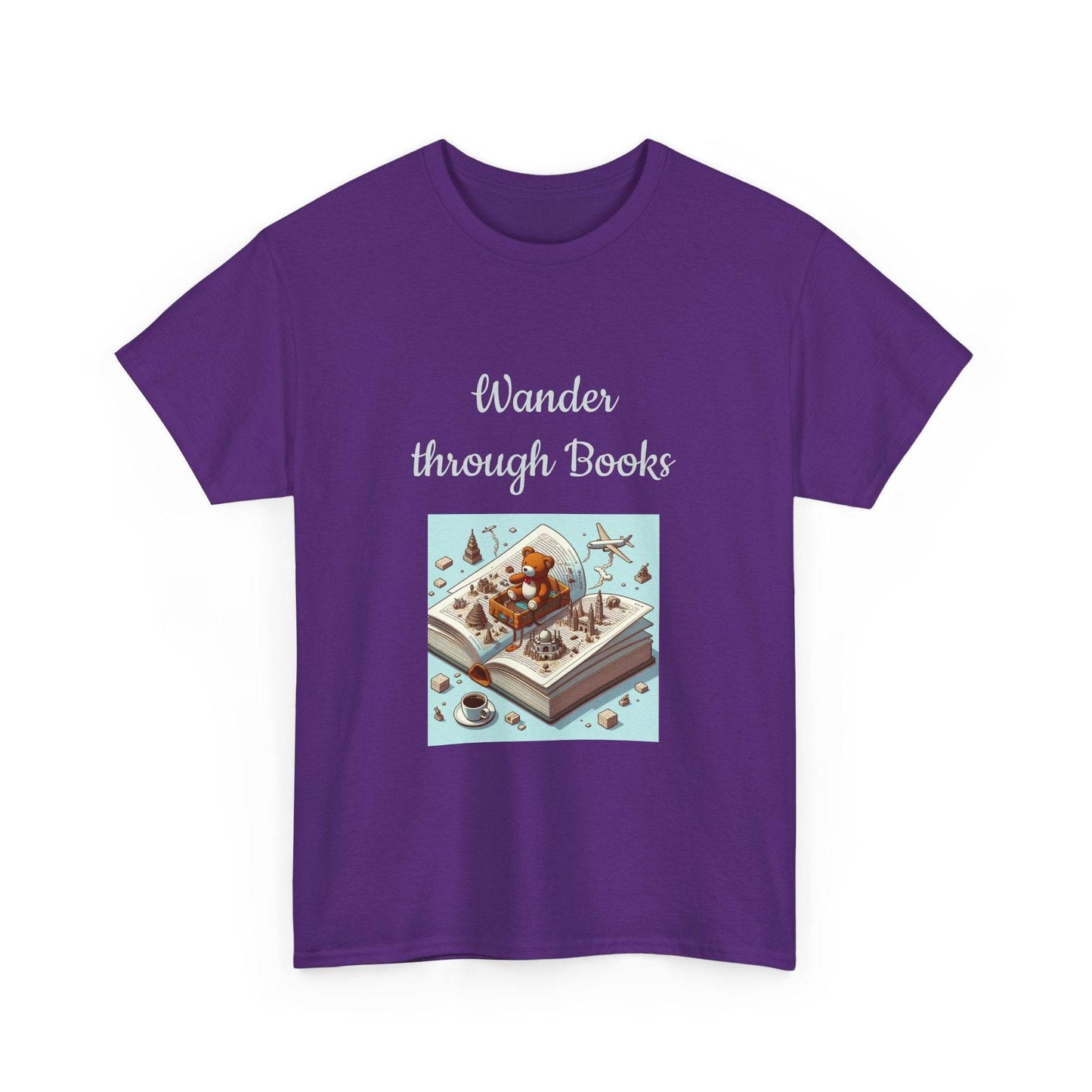 Wander -A Unisex Heavy Cotton Tee - Perfect for Book Lovers - The Dreamer's Bookshop.