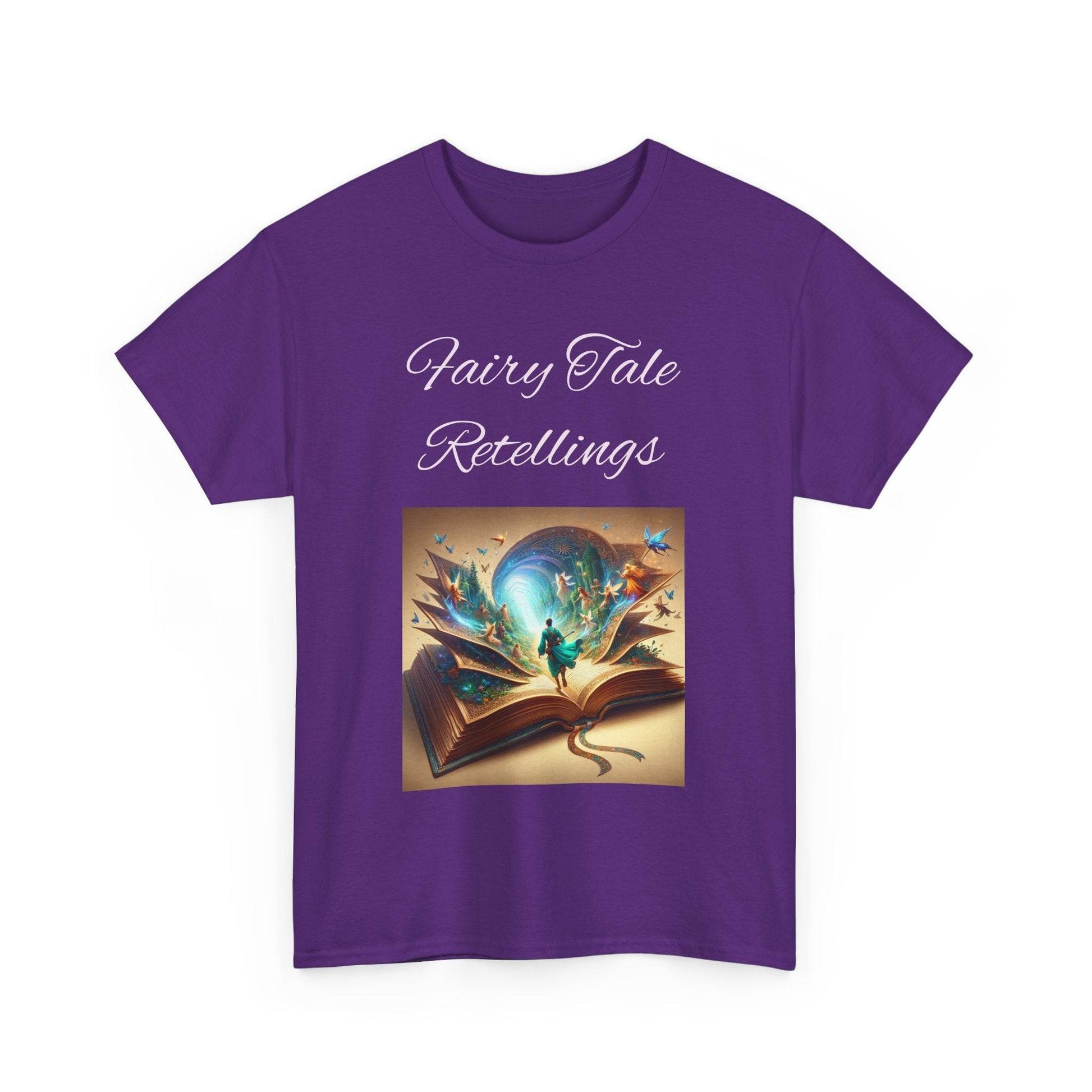 Fiction - Unisex Heavy Cotton Tee - Fairy Tale Retellings - The Dreamer's Bookshop.