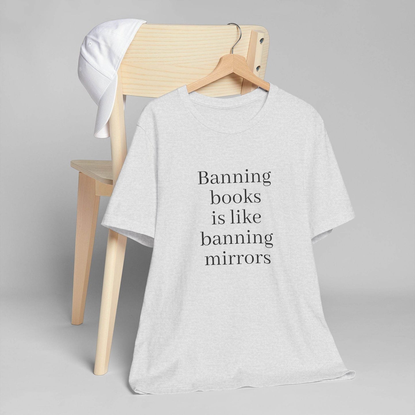 Unisex Jersey T-Shirt - Banning Books Vibe - The Dreamer's Bookshop.
