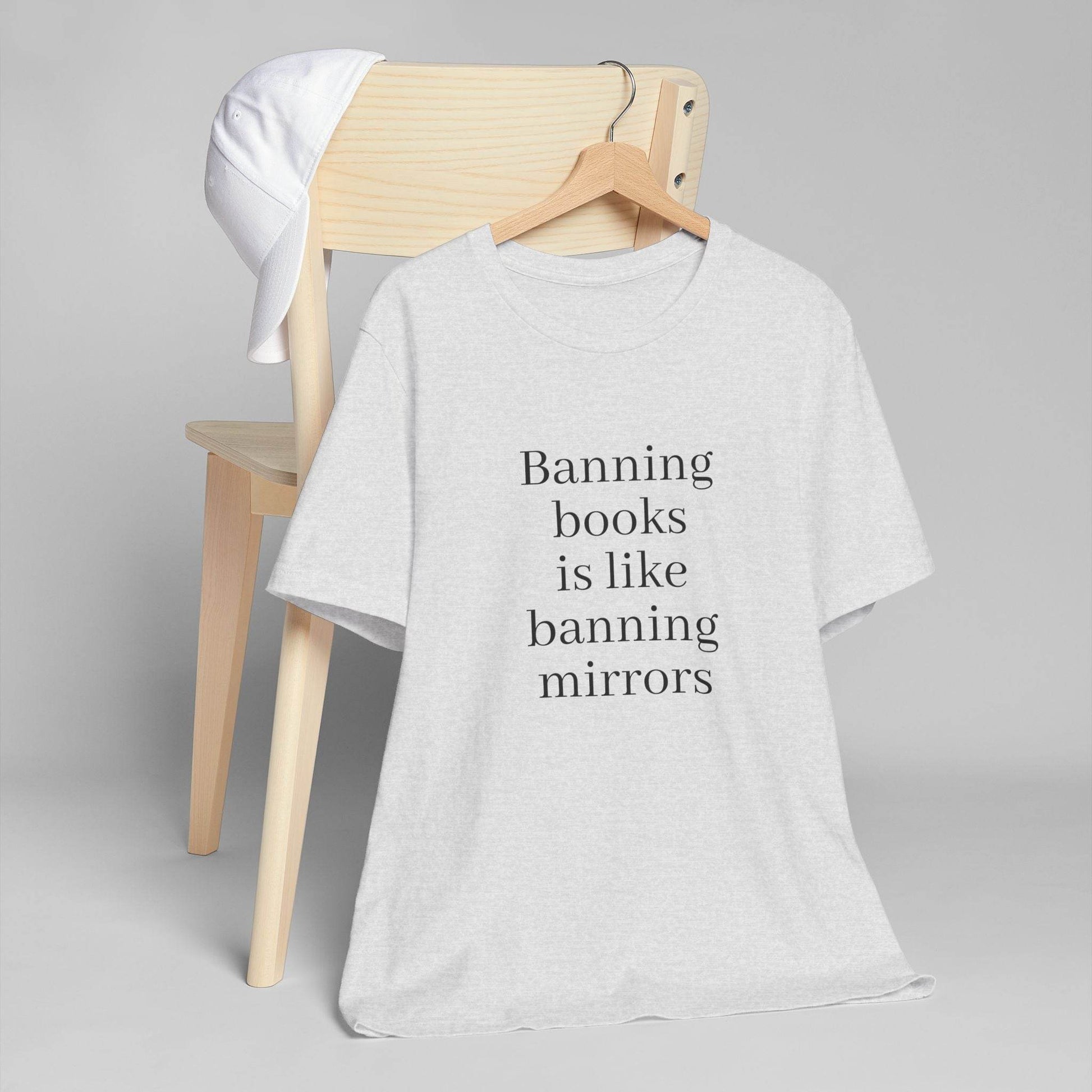 Unisex Jersey T-Shirt - Banning Books Vibe - The Dreamer's Bookshop.
