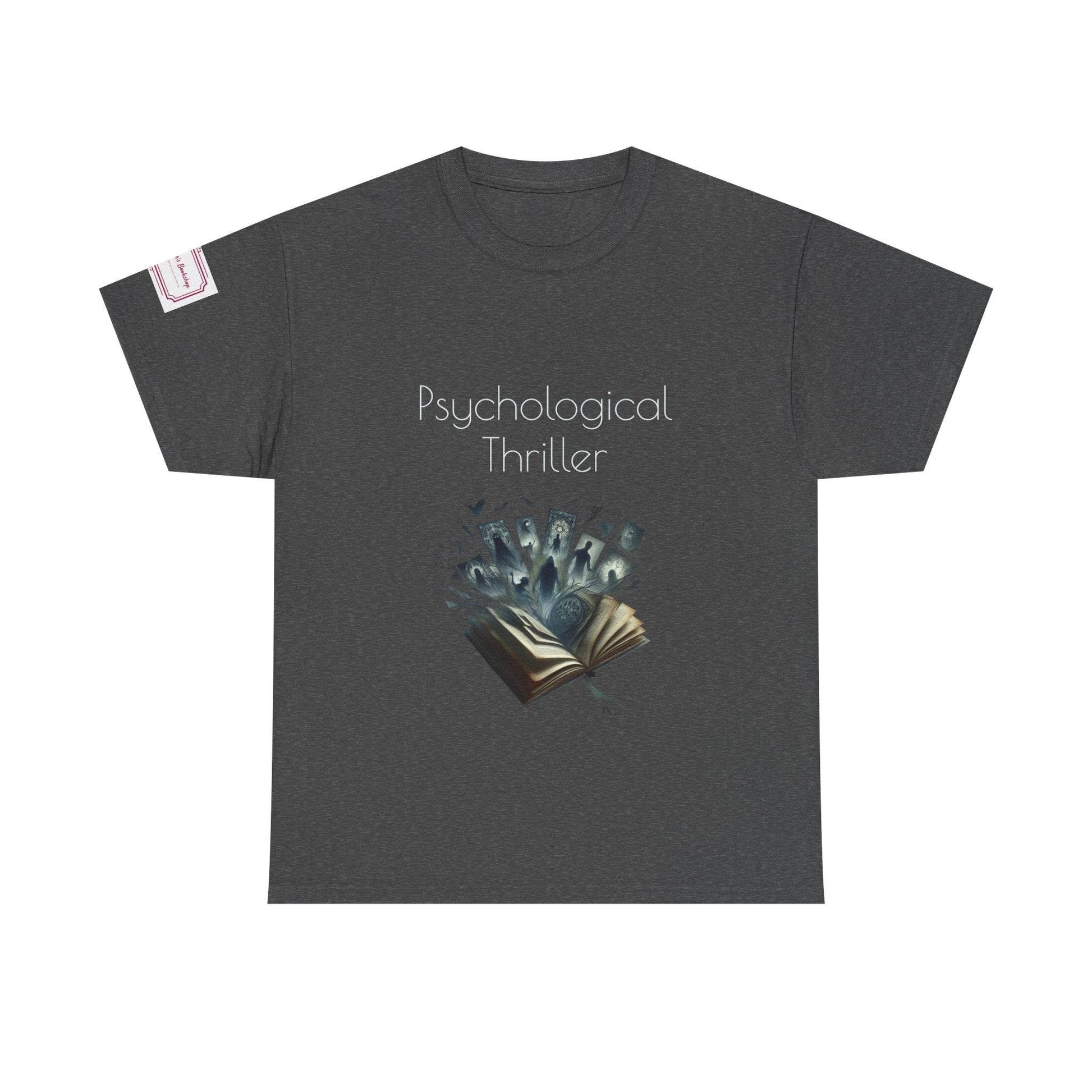 Fiction - Graphic Unisex Heavy Cotton Tee - Psychological Thriller - The Dreamer's Bookshop.