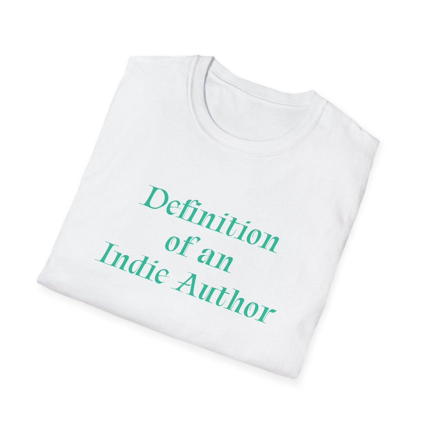 Unisex Softstyle T-Shirt - 'Indie Author' Inspirational - The Dreamer's Bookshop.