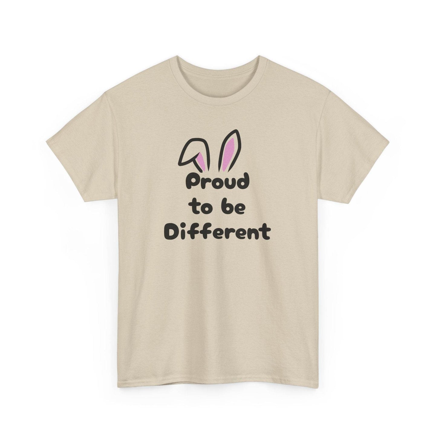 Proud to Be Different Unisex Heavy Cotton Tee - Celebrate Individuality - The Dreamer's Bookshop.