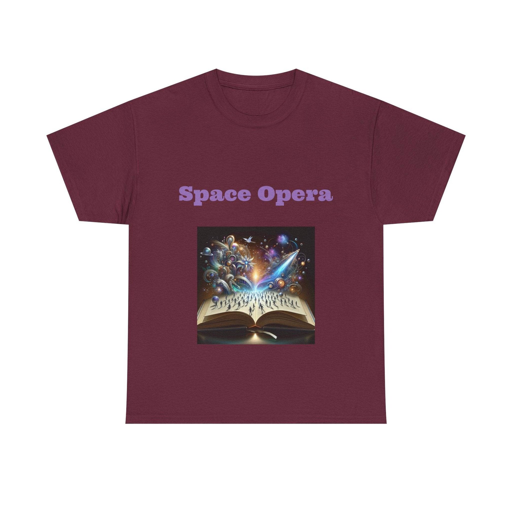 Space Opera - Unisex Heavy Cotton Tee - Sci-Fi Books - The Dreamer's Bookshop.