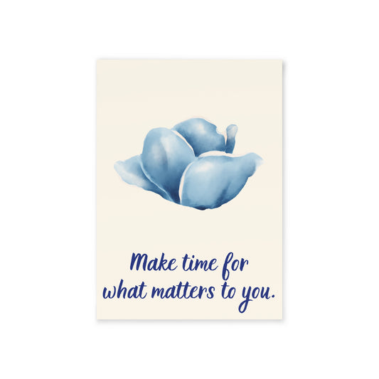 The Dreamer's Bookshop - Love Yourself Card "Make Time" - The Dreamer's Bookshop.