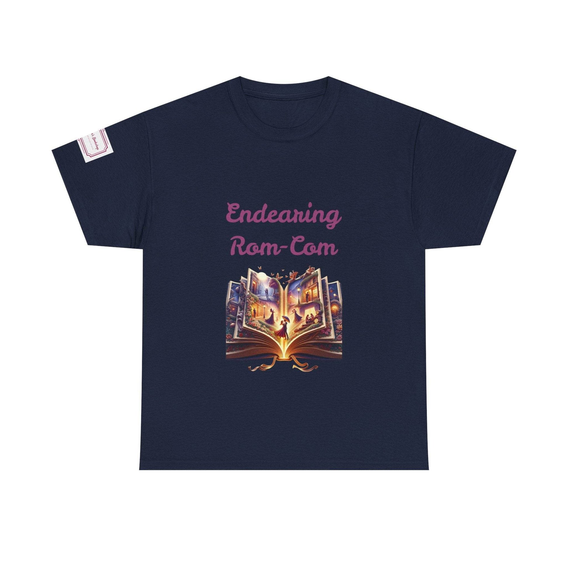 Endearing - Graphic Unisex Heavy Cotton Tee - Rom-Com Books - The Dreamer's Bookshop.