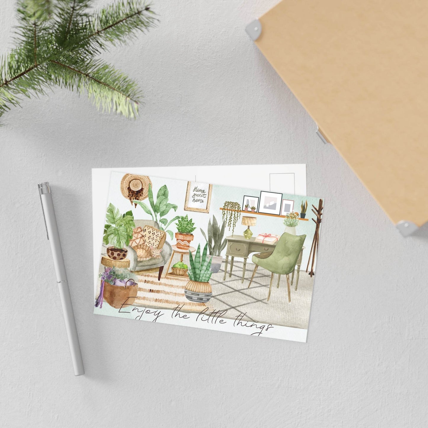 The Dreamer's Bookshop "Plant Lover" Enjoy the Little Things Card - The Dreamer's Bookshop.