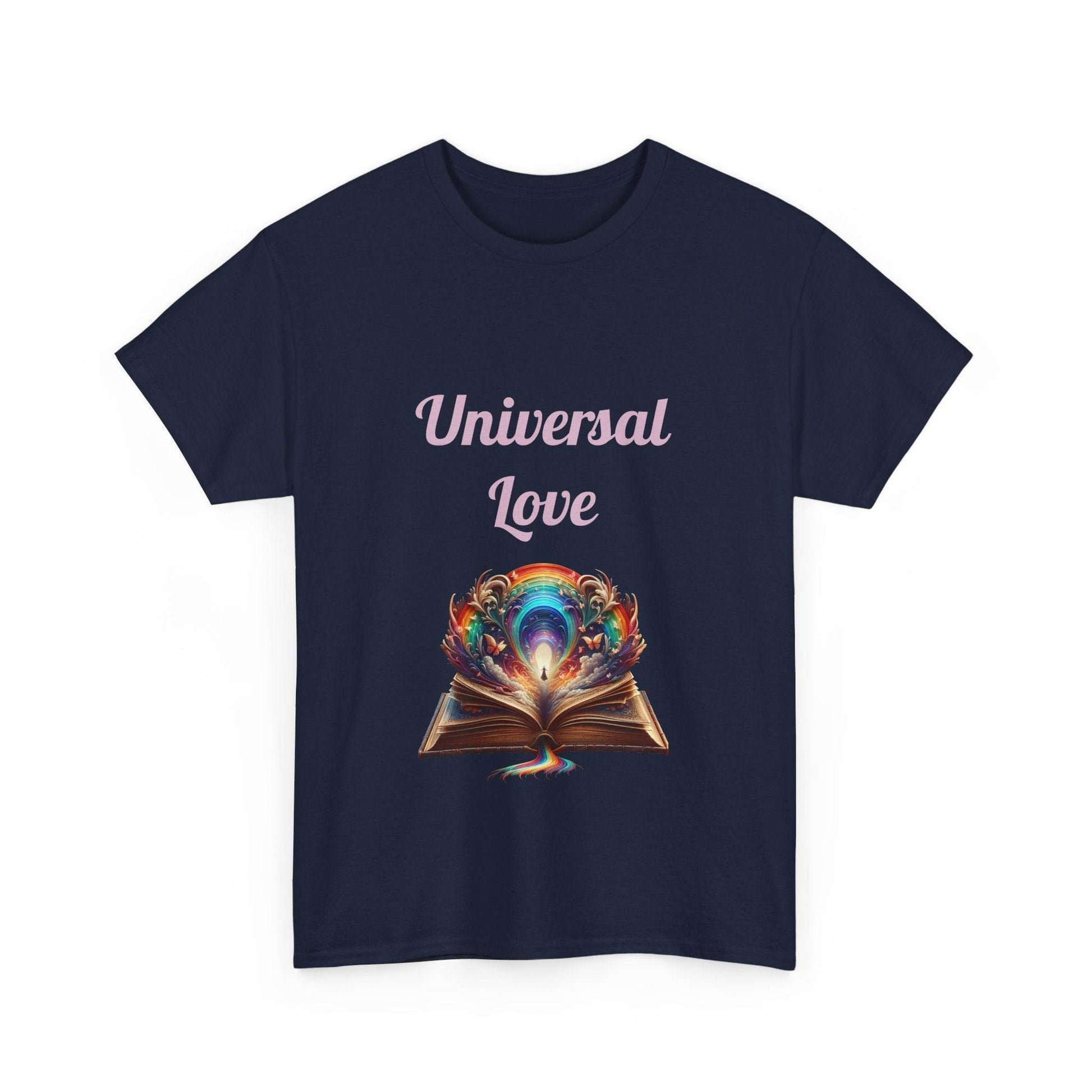 Universal Love - Unisex Heavy Cotton Tee - Queer Romance Books - The Dreamer's Bookshop.