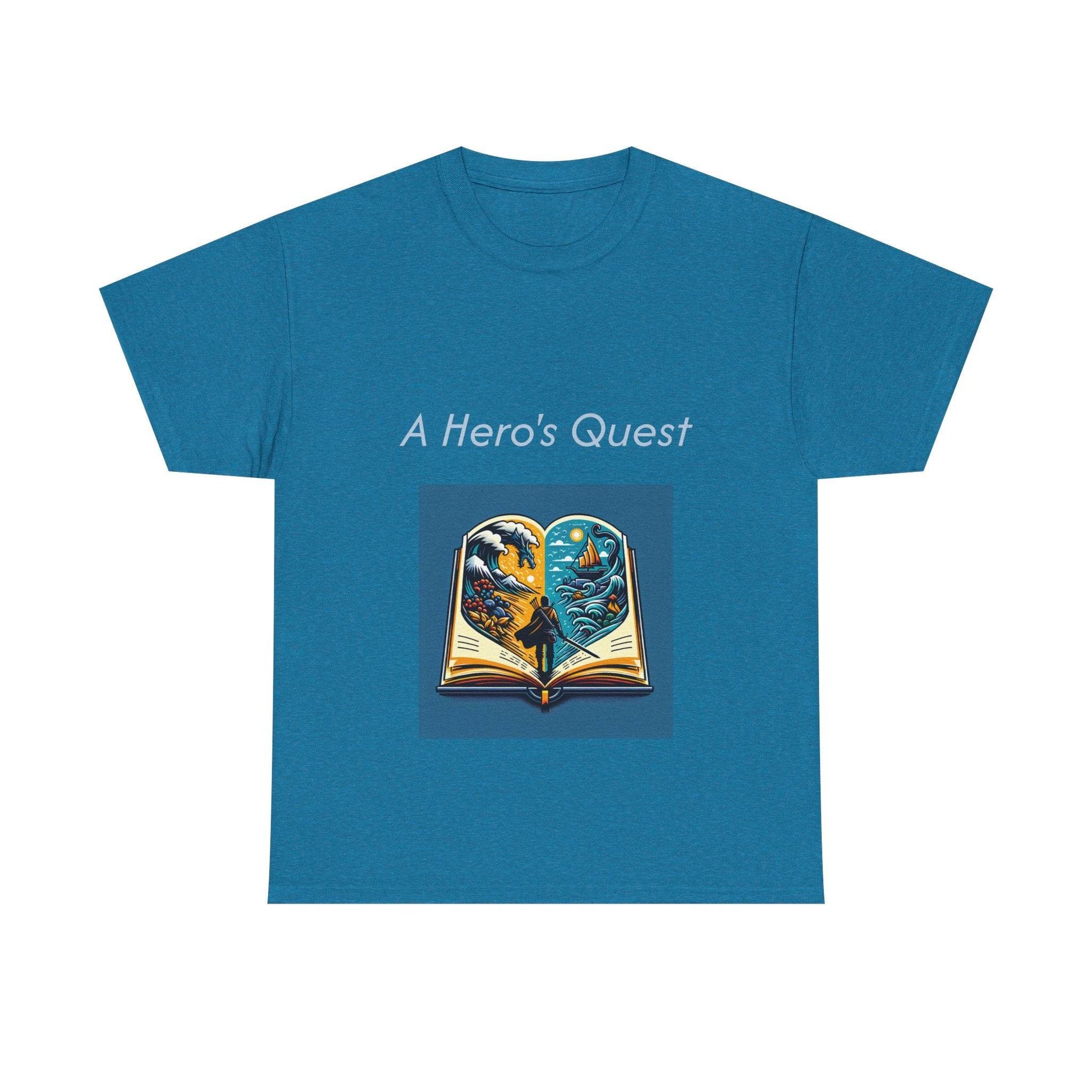 Adventurous - Unisex Heavy Cotton Tee - Hero's Quest - The Dreamer's Bookshop.