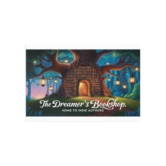 The Dreamer's Bookshop - Tree and Books Card - The Dreamer's Bookshop.