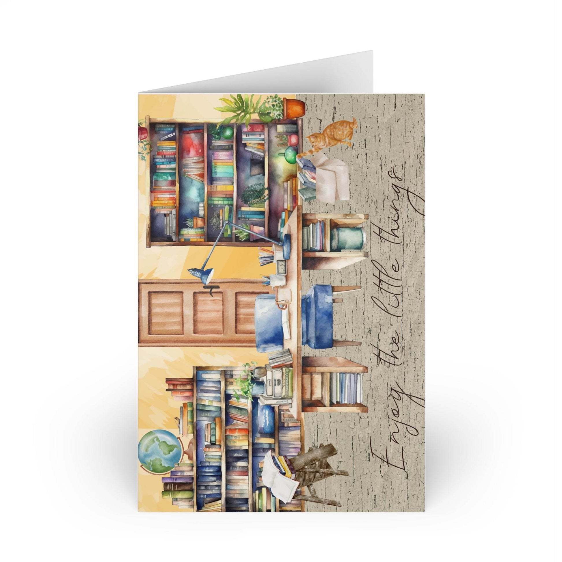 The Dreamer's Bookshop "Workplace" Enjoy the Little Things Card - The Dreamer's Bookshop.