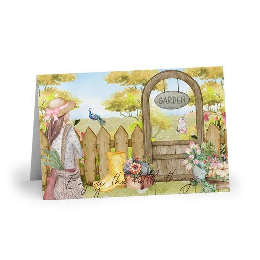 The Dreamer's Bookshop "Garden Love" Enjoy the Little Things Card - The Dreamer's Bookshop.