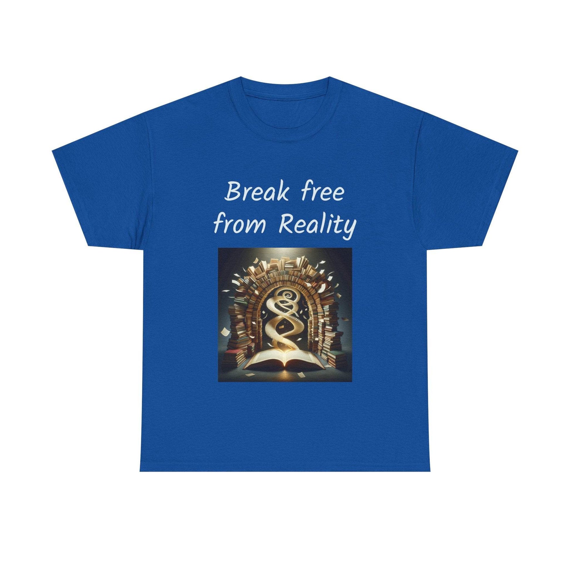 Break Free - Unisex Heavy Cotton Tee - Book Lovers - The Dreamer's Bookshop.