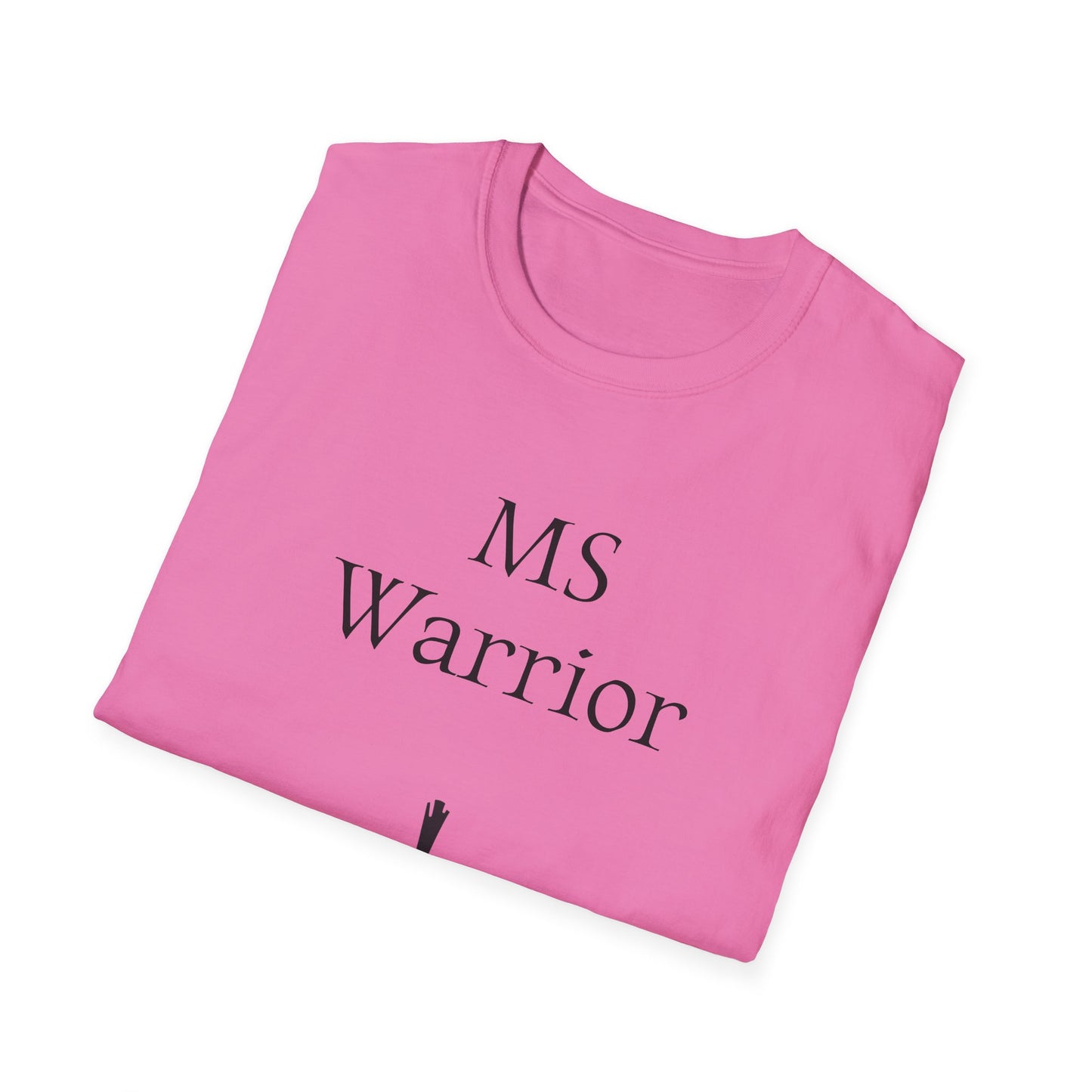 M.S. Warrior Unisex Softstyle T-Shirt - Empowering Battle for Women's Health