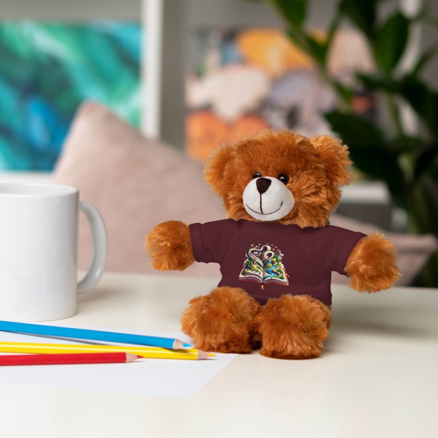 Personalized Stuffed Animal with Tee - Perfect Gift for Kids and Baby Showers - The Dreamer's Bookshop.