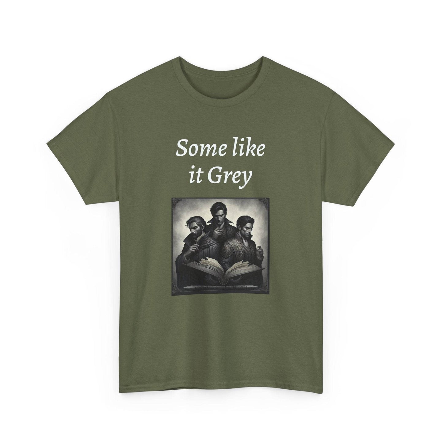 Like it Grey - Graphic Tee - Unisex Heavy Cotton T-Shirt for Book Lovers - The Dreamer's Bookshop.
