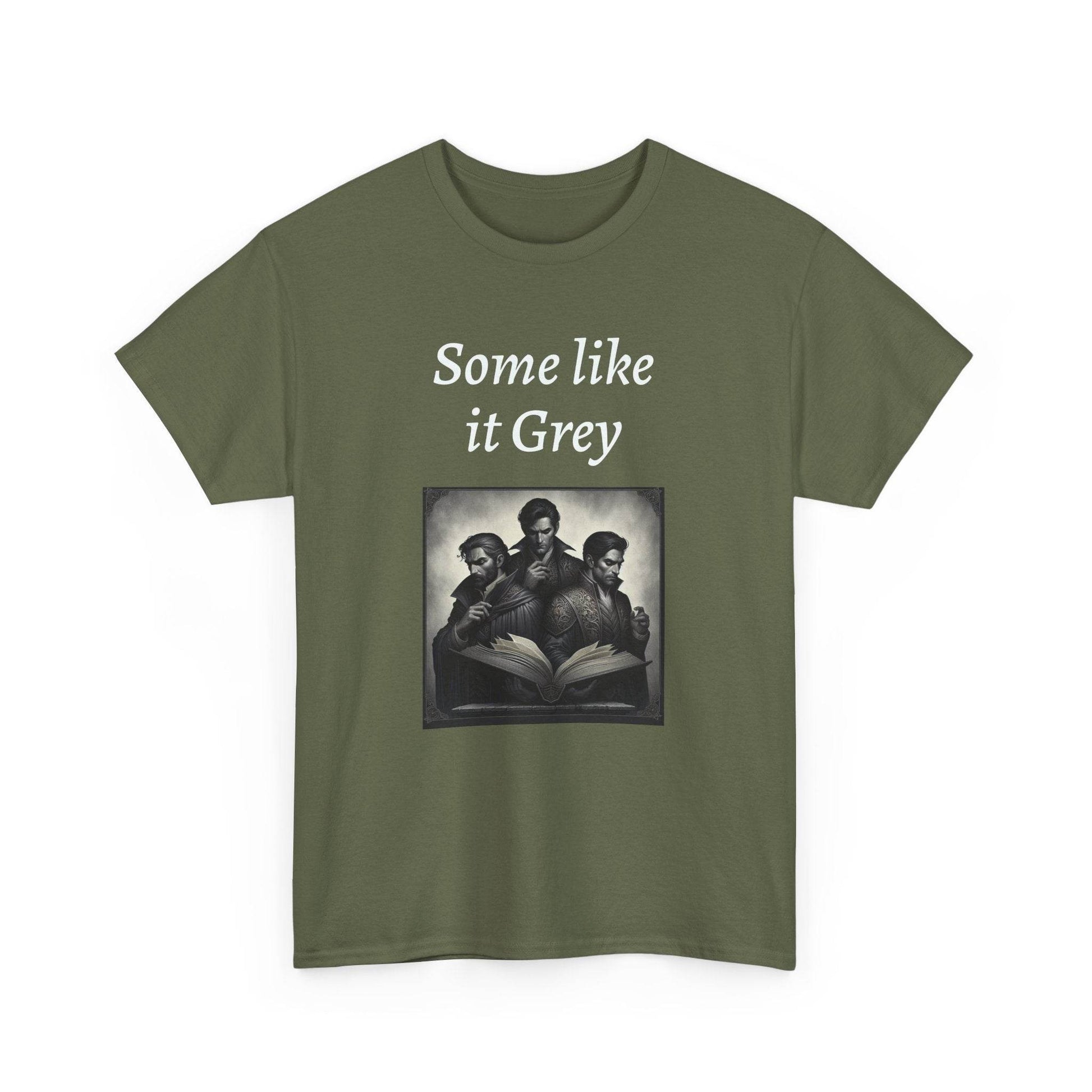 Like it Grey - Graphic Tee - Unisex Heavy Cotton T-Shirt for Book Lovers - The Dreamer's Bookshop.
